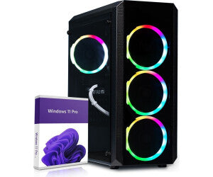 GREED MK2 - High-End Gaming PC - Ryzen 7 5700X - RTX 5060 – 32GB DDR4 - 1TB SSD - RGB - WLAN - Win 11 Pro
