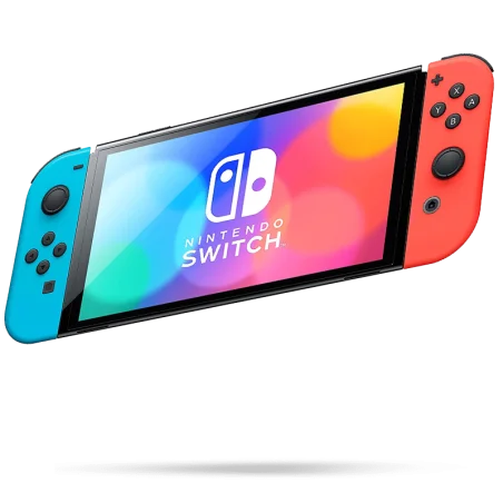 Nintendo Switch Oled - Blau und Rot