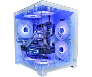 PC Store NCA Gaming PC PHANTOM WHITE | RTX 5060 | 32GB | 500GB SSD | Wasserkühlung