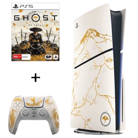 Playstation 5 slim – Édition Ghost of Yōtei - Gold