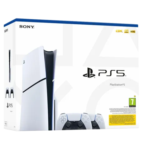 PlayStation 5 Slim Edition Standard Double Controller (1TB SSD)